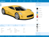 Example interface for Combinum CPQ with presentation of product data.