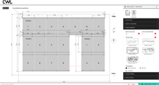 Example from a customer of a configurator for solar panel assembly kits.